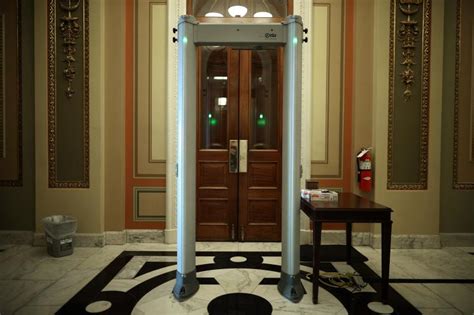 white house metal detector|metal detectors in capitol city.